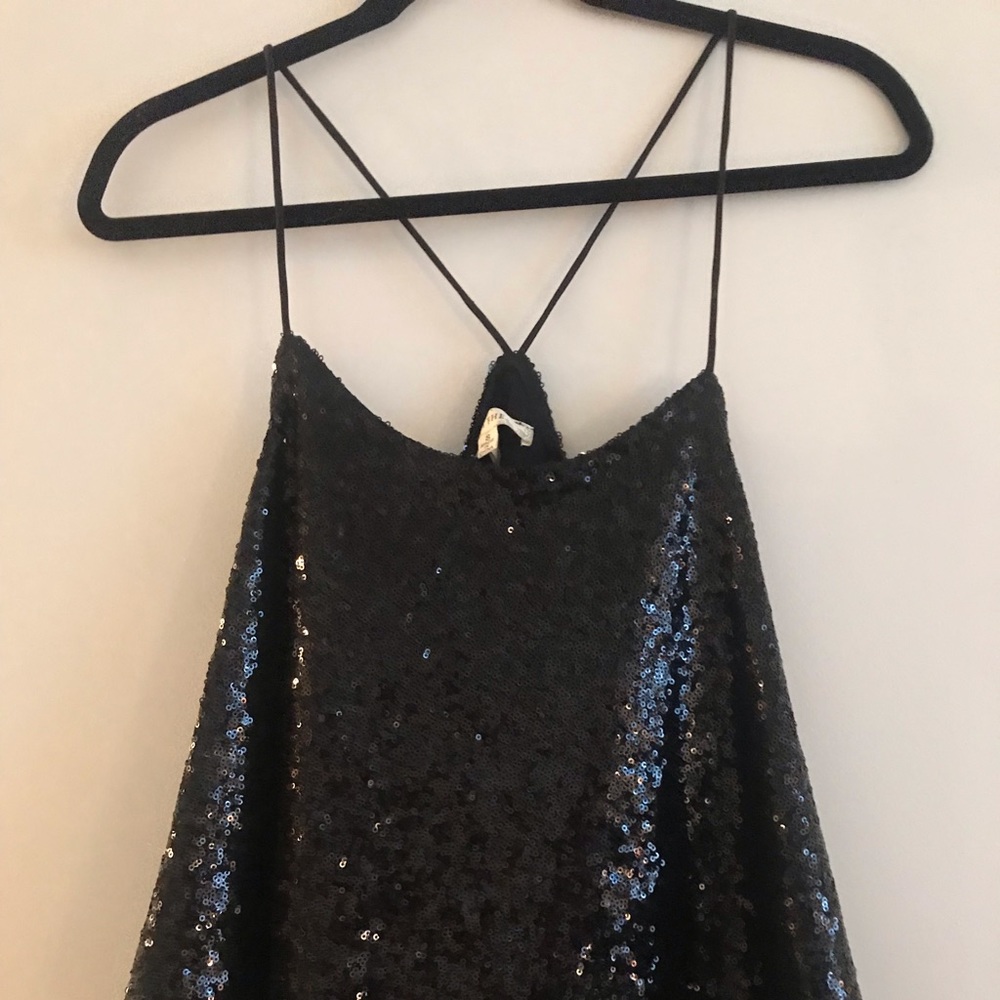 Sequin tank top